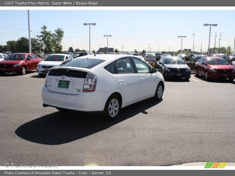 Super White / Bisque Beige 2007 Toyota Prius Hybrid