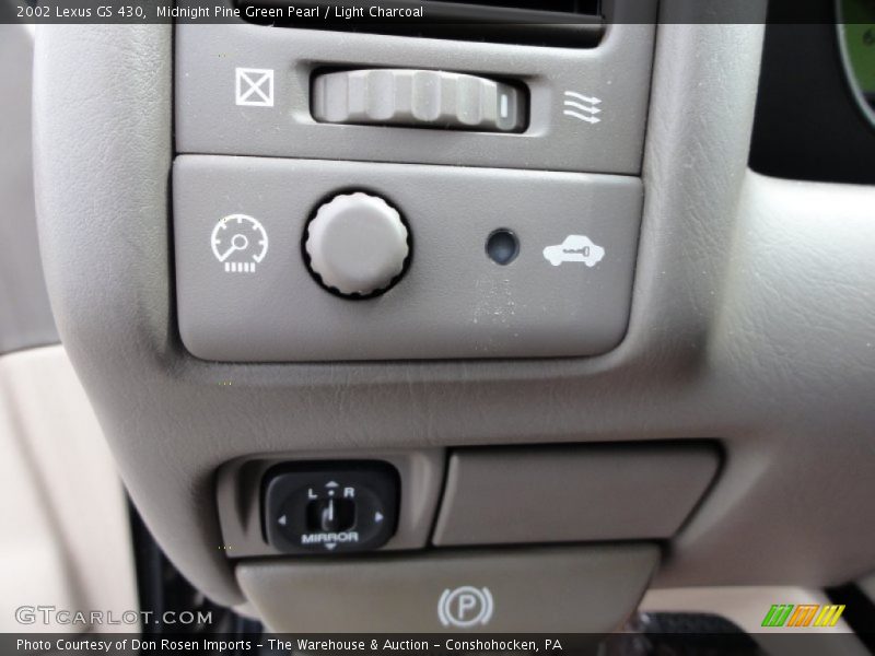 Midnight Pine Green Pearl / Light Charcoal 2002 Lexus GS 430