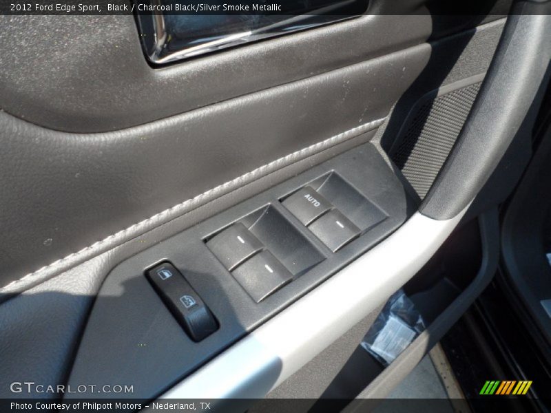Black / Charcoal Black/Silver Smoke Metallic 2012 Ford Edge Sport