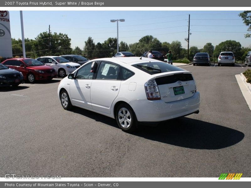 Super White / Bisque Beige 2007 Toyota Prius Hybrid