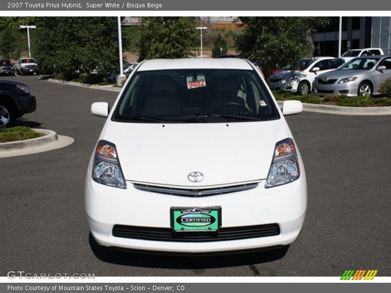 Super White / Bisque Beige 2007 Toyota Prius Hybrid