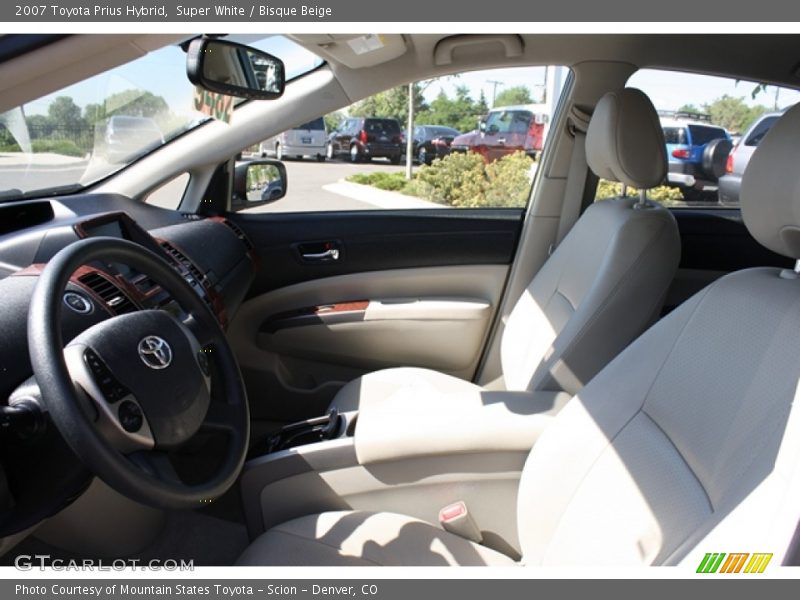 Super White / Bisque Beige 2007 Toyota Prius Hybrid