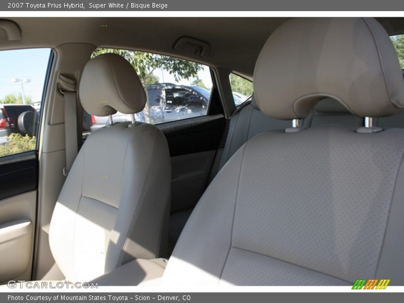 Super White / Bisque Beige 2007 Toyota Prius Hybrid