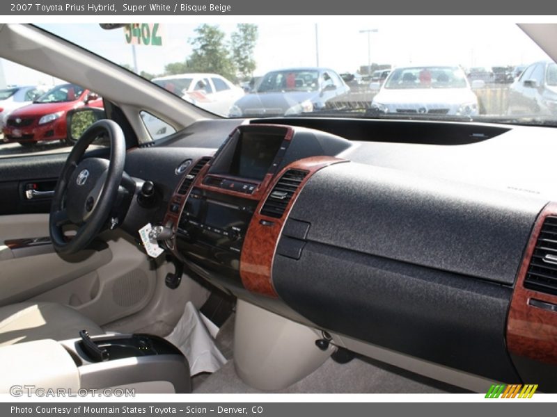 Super White / Bisque Beige 2007 Toyota Prius Hybrid