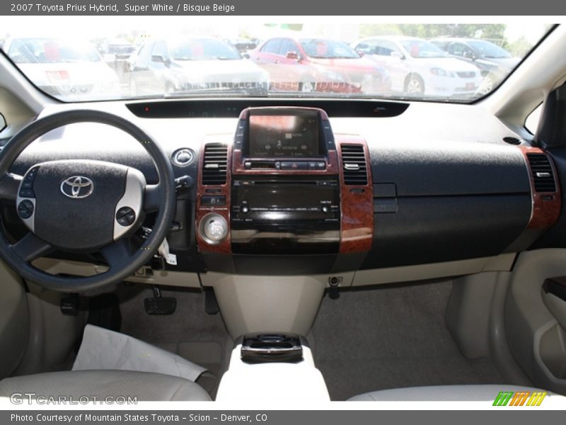 Super White / Bisque Beige 2007 Toyota Prius Hybrid