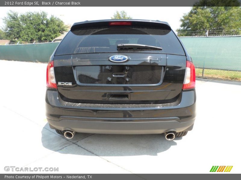 Black / Charcoal Black 2012 Ford Edge SE