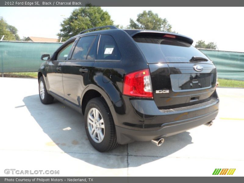 Black / Charcoal Black 2012 Ford Edge SE