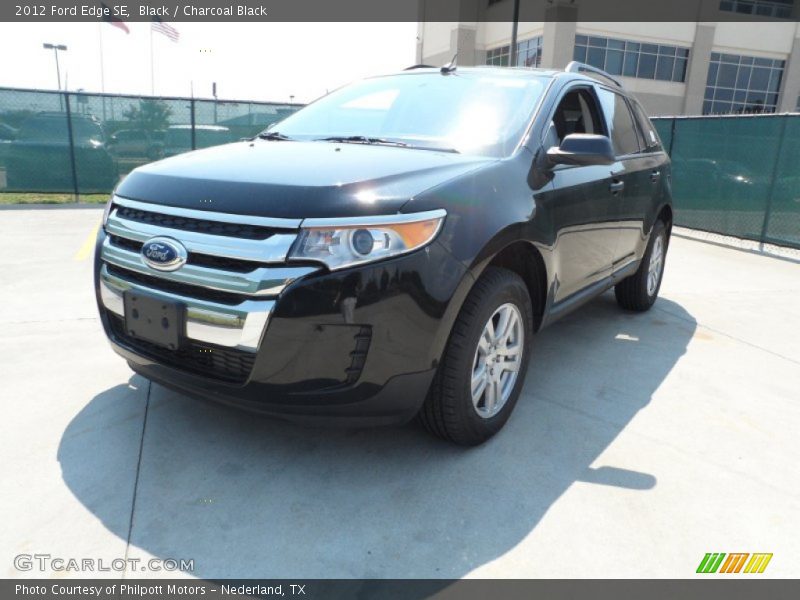 Black / Charcoal Black 2012 Ford Edge SE