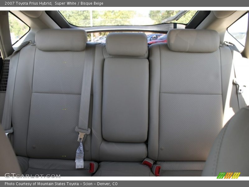 Super White / Bisque Beige 2007 Toyota Prius Hybrid