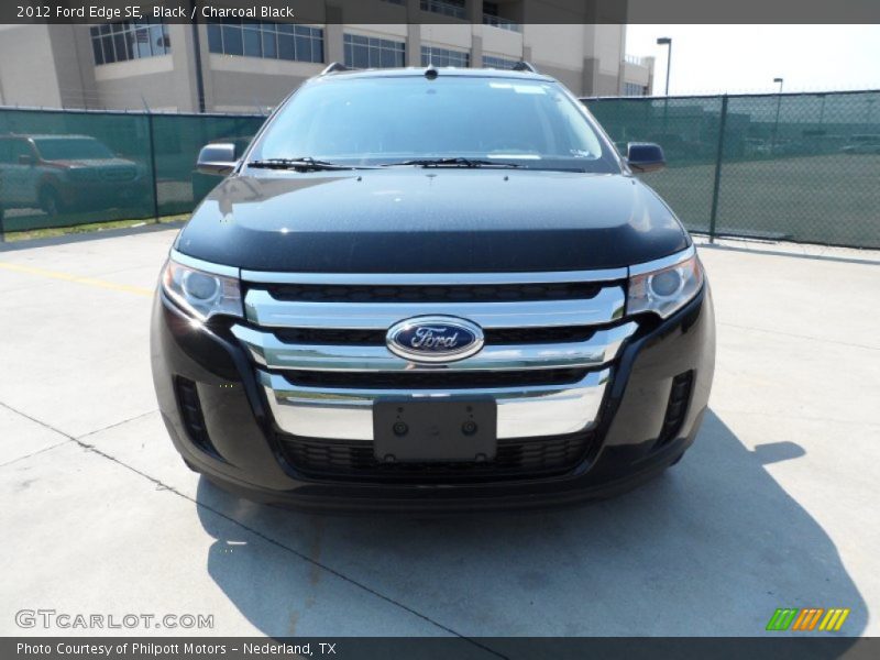 Black / Charcoal Black 2012 Ford Edge SE