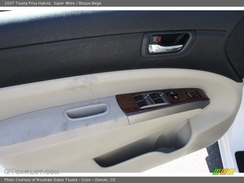 Super White / Bisque Beige 2007 Toyota Prius Hybrid