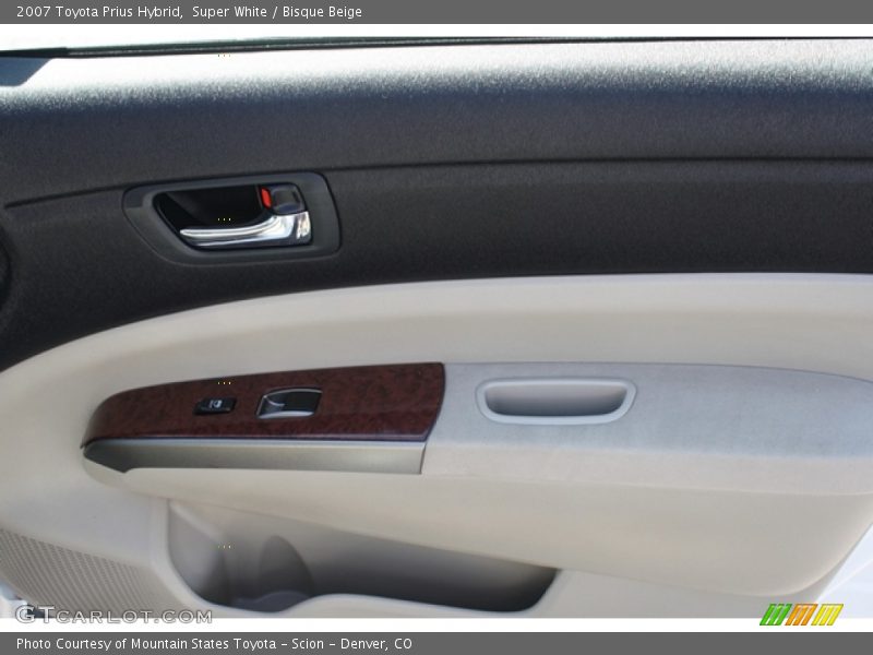 Super White / Bisque Beige 2007 Toyota Prius Hybrid