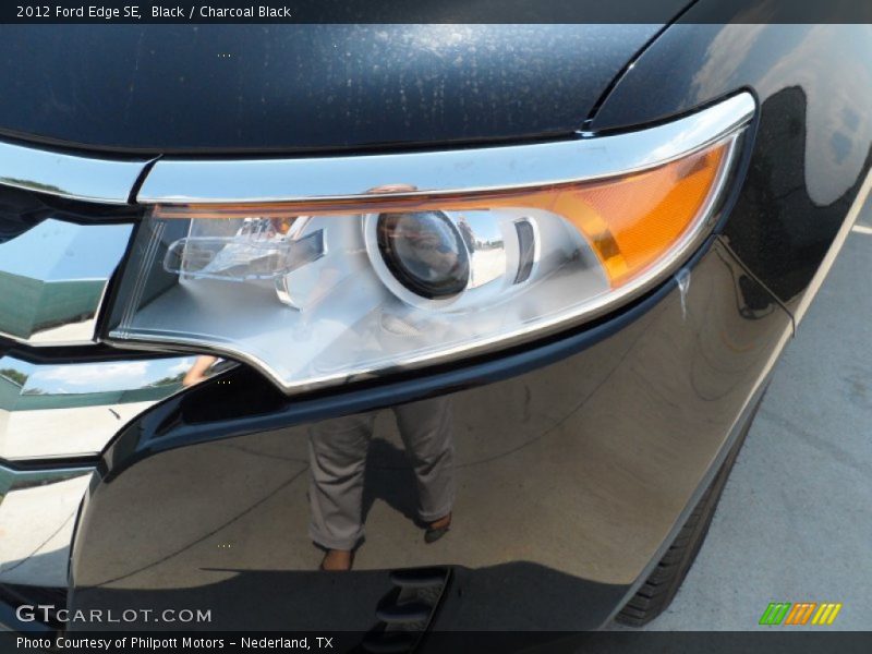 Black / Charcoal Black 2012 Ford Edge SE