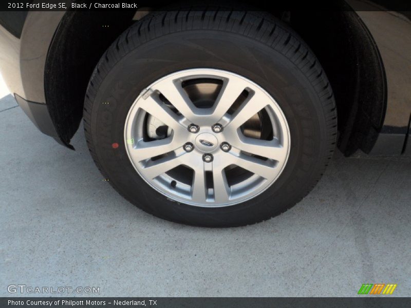 Black / Charcoal Black 2012 Ford Edge SE