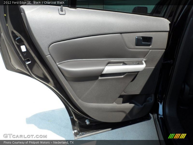 Black / Charcoal Black 2012 Ford Edge SE