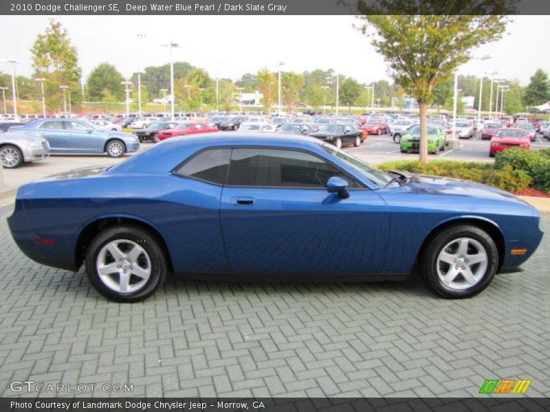Deep Water Blue Pearl / Dark Slate Gray 2010 Dodge Challenger SE