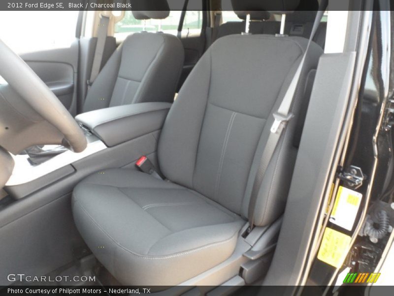 Black / Charcoal Black 2012 Ford Edge SE