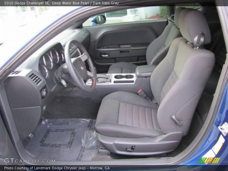 Deep Water Blue Pearl / Dark Slate Gray 2010 Dodge Challenger SE