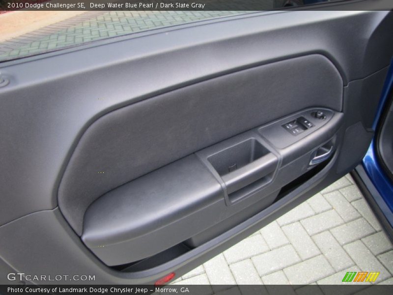 Deep Water Blue Pearl / Dark Slate Gray 2010 Dodge Challenger SE