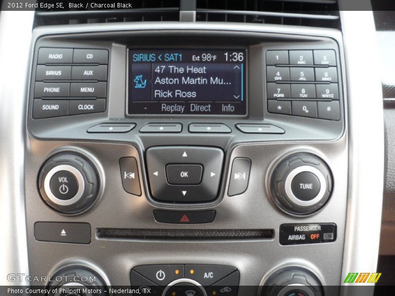 Controls of 2012 Edge SE