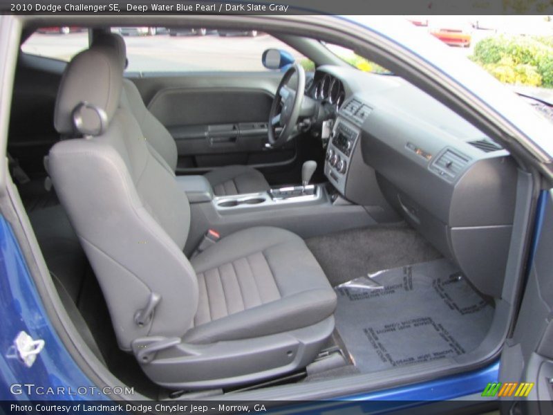 Deep Water Blue Pearl / Dark Slate Gray 2010 Dodge Challenger SE