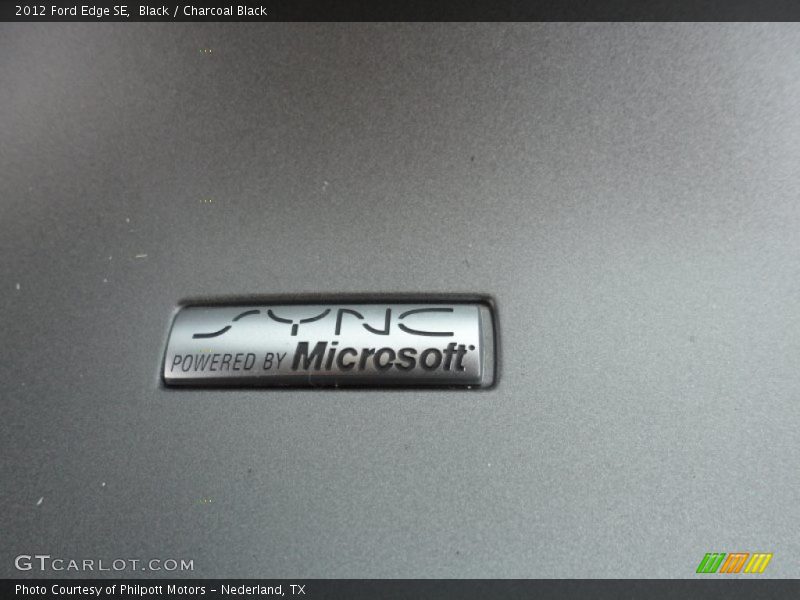 Black / Charcoal Black 2012 Ford Edge SE