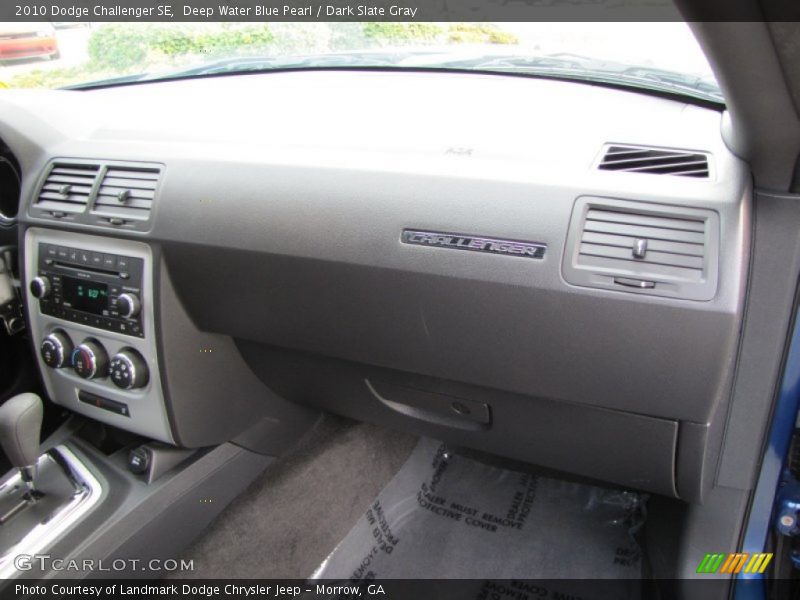 Deep Water Blue Pearl / Dark Slate Gray 2010 Dodge Challenger SE