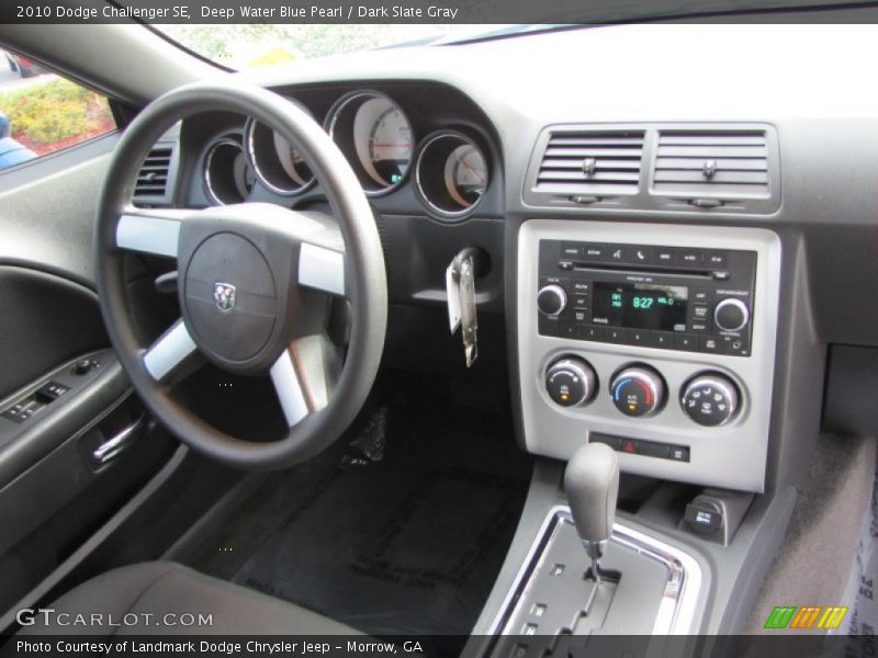 Deep Water Blue Pearl / Dark Slate Gray 2010 Dodge Challenger SE