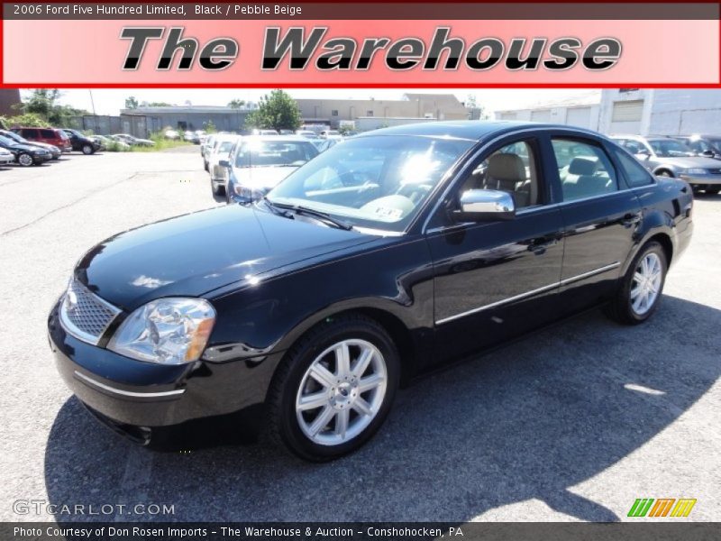 Black / Pebble Beige 2006 Ford Five Hundred Limited