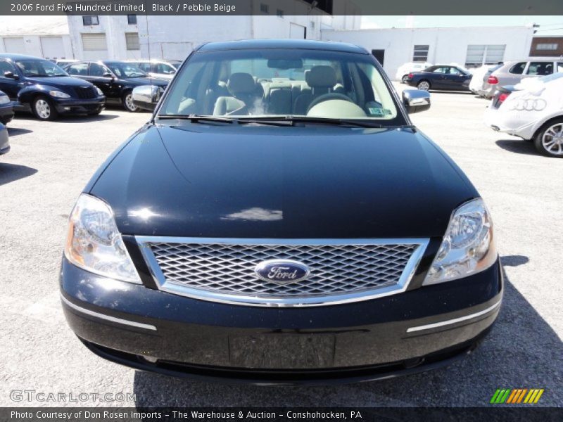 Black / Pebble Beige 2006 Ford Five Hundred Limited