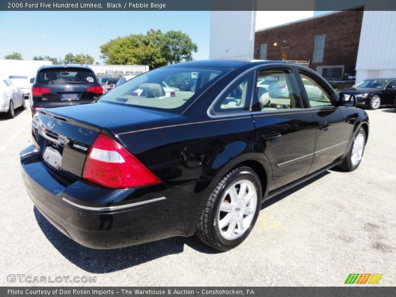 Black / Pebble Beige 2006 Ford Five Hundred Limited