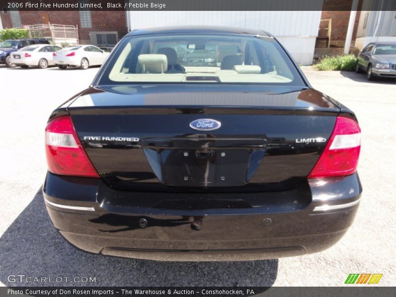 Black / Pebble Beige 2006 Ford Five Hundred Limited