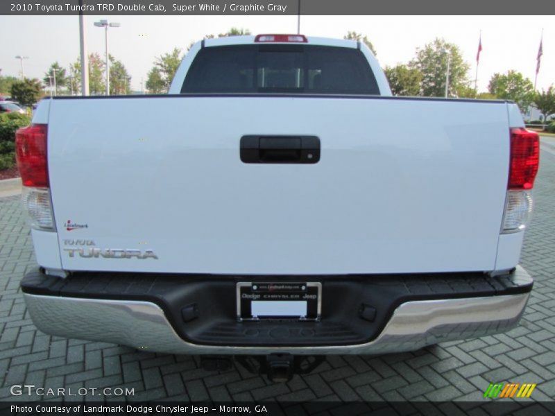 Super White / Graphite Gray 2010 Toyota Tundra TRD Double Cab