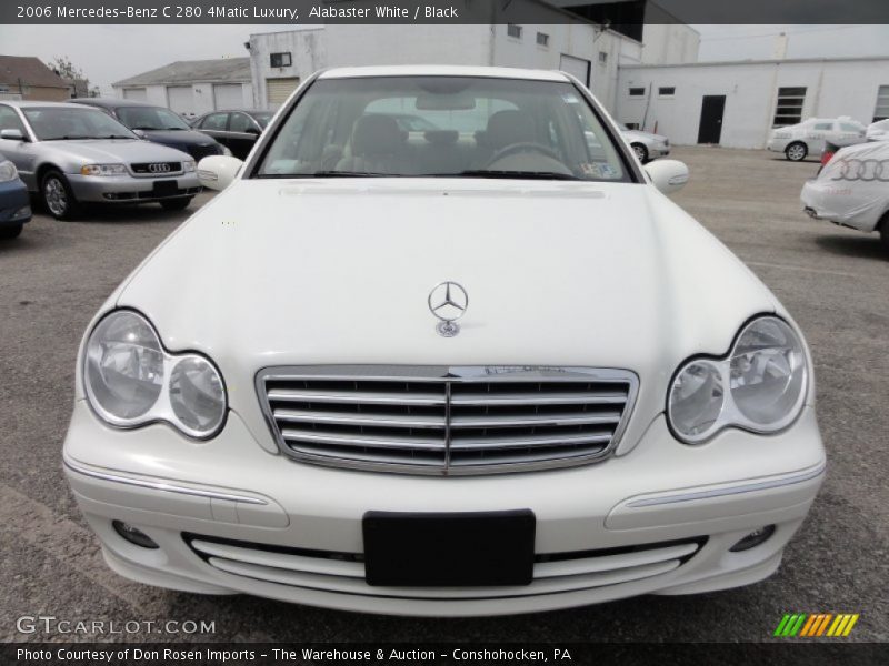 Alabaster White / Black 2006 Mercedes-Benz C 280 4Matic Luxury