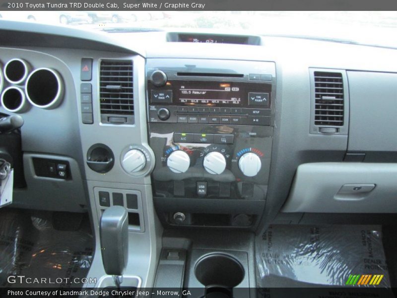 Super White / Graphite Gray 2010 Toyota Tundra TRD Double Cab