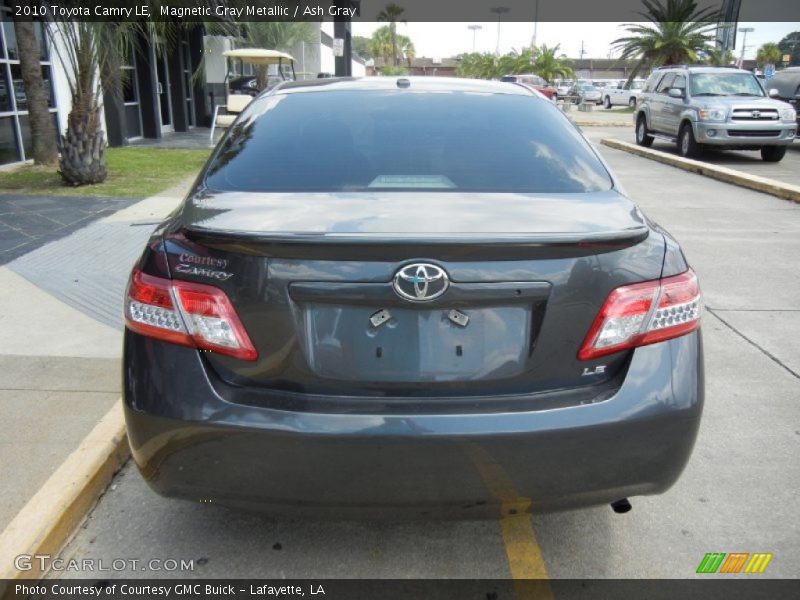 Magnetic Gray Metallic / Ash Gray 2010 Toyota Camry LE