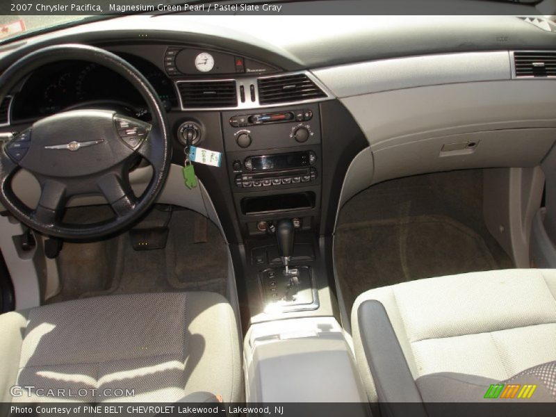Magnesium Green Pearl / Pastel Slate Gray 2007 Chrysler Pacifica