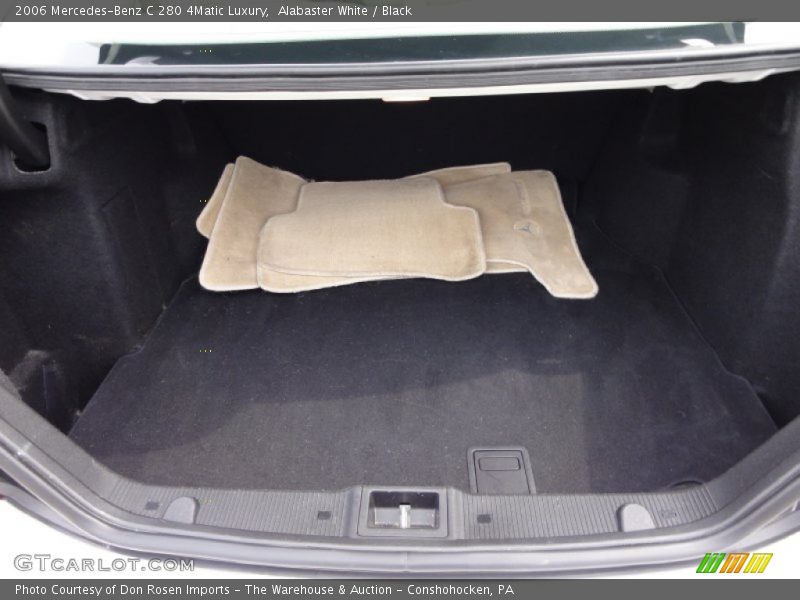 Alabaster White / Black 2006 Mercedes-Benz C 280 4Matic Luxury