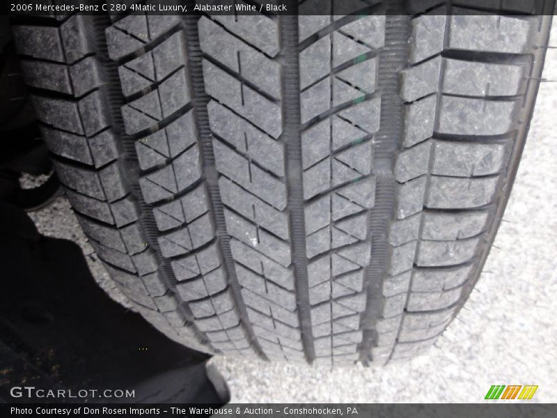 Alabaster White / Black 2006 Mercedes-Benz C 280 4Matic Luxury