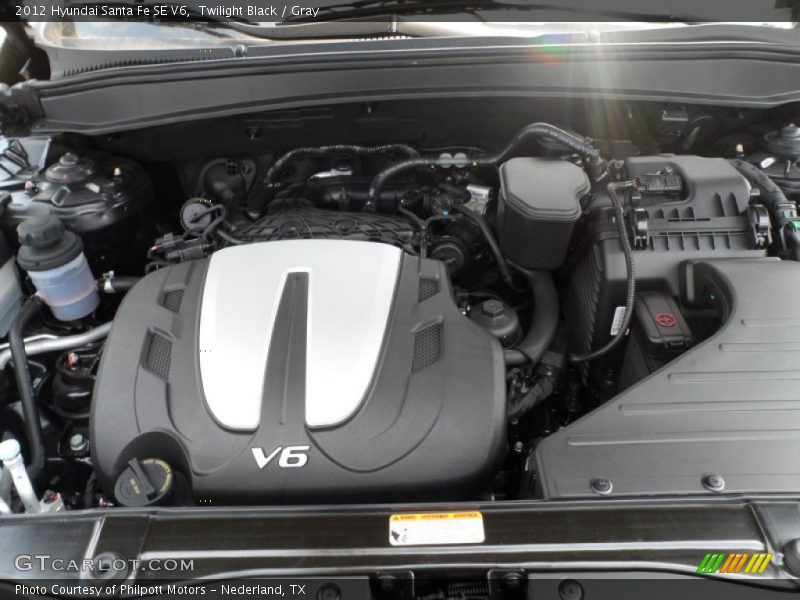  2012 Santa Fe SE V6 Engine - 3.5 Liter DOHC 24-Valve V6