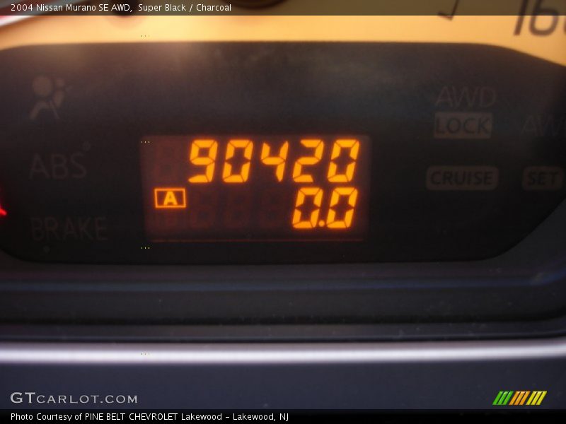 Super Black / Charcoal 2004 Nissan Murano SE AWD