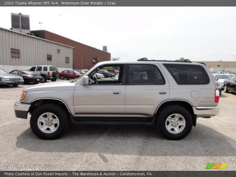 Millennium Silver Metallic / Gray 2001 Toyota 4Runner SR5 4x4