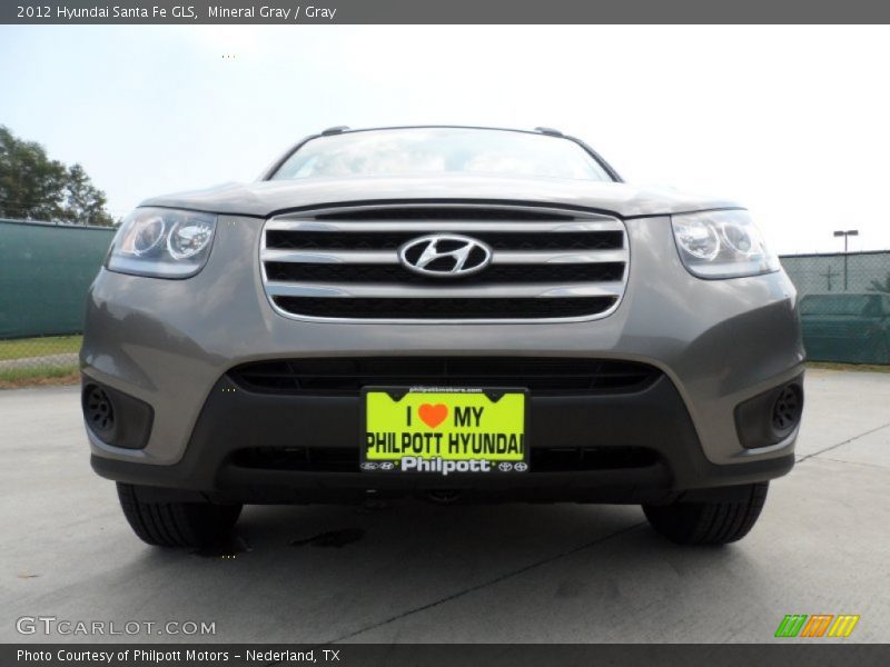 Mineral Gray / Gray 2012 Hyundai Santa Fe GLS