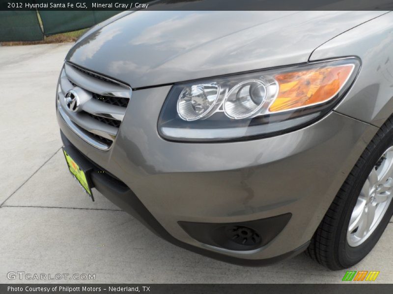 Mineral Gray / Gray 2012 Hyundai Santa Fe GLS