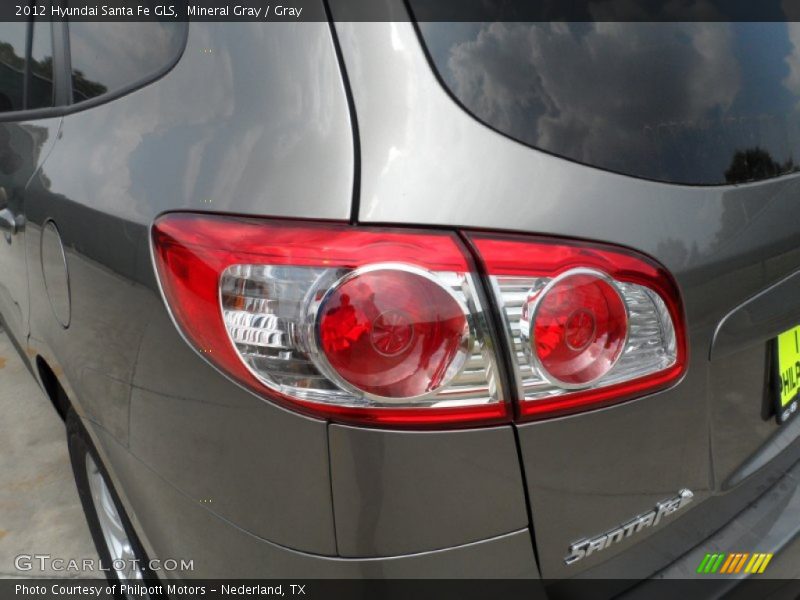 Mineral Gray / Gray 2012 Hyundai Santa Fe GLS