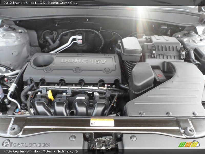  2012 Santa Fe GLS Engine - 2.4 Liter DOHC 16-Valve 4 Cylinder