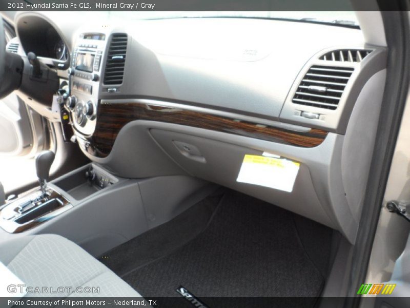 Mineral Gray / Gray 2012 Hyundai Santa Fe GLS