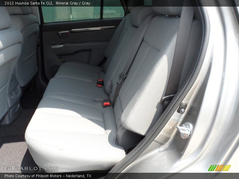 Mineral Gray / Gray 2012 Hyundai Santa Fe GLS