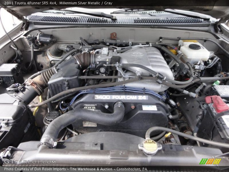 Millennium Silver Metallic / Gray 2001 Toyota 4Runner SR5 4x4