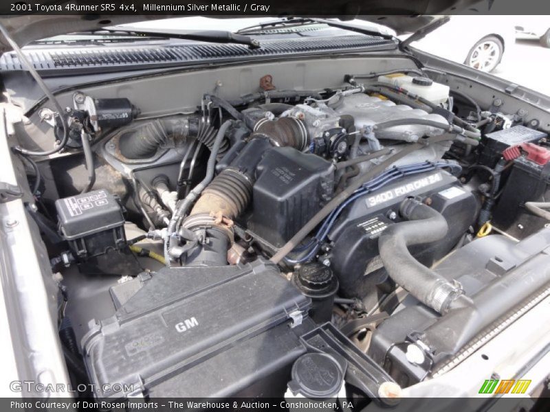 Millennium Silver Metallic / Gray 2001 Toyota 4Runner SR5 4x4